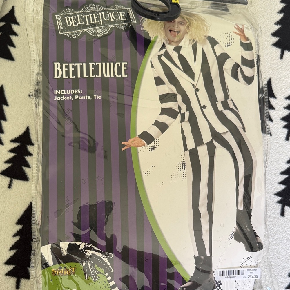 Spirit Black and White Beetlejuice Costume
